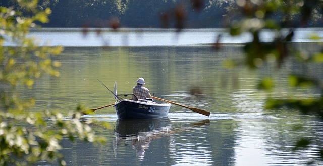 Man fishing